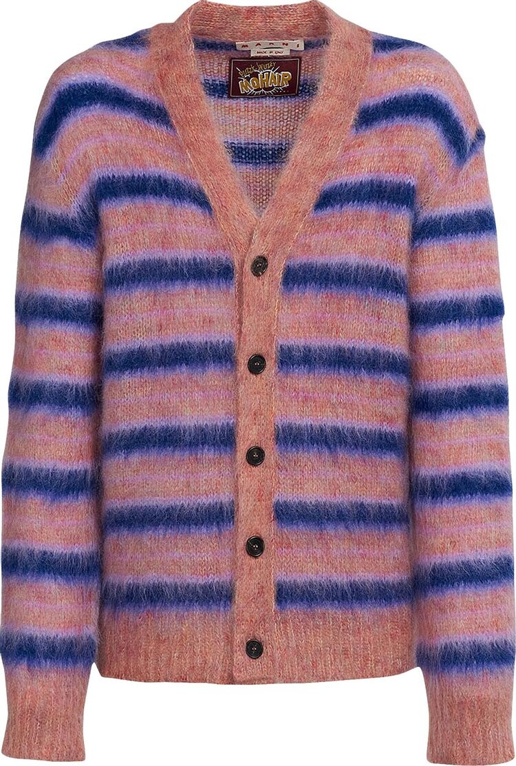 

Кардиган Marni Mohair Striped Cardigan 'Apricot', разноцветный, Коричневый, Кардиган Marni Mohair Striped Cardigan 'Apricot', разноцветный