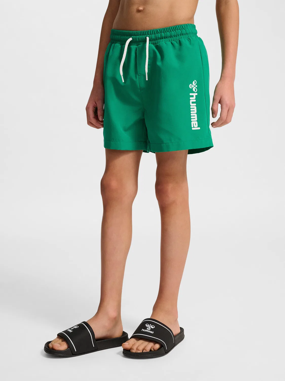 Детские шорты для мальчиков с регулируемым поясом Hmlbondi Lifestyle Hummel, Dark Green