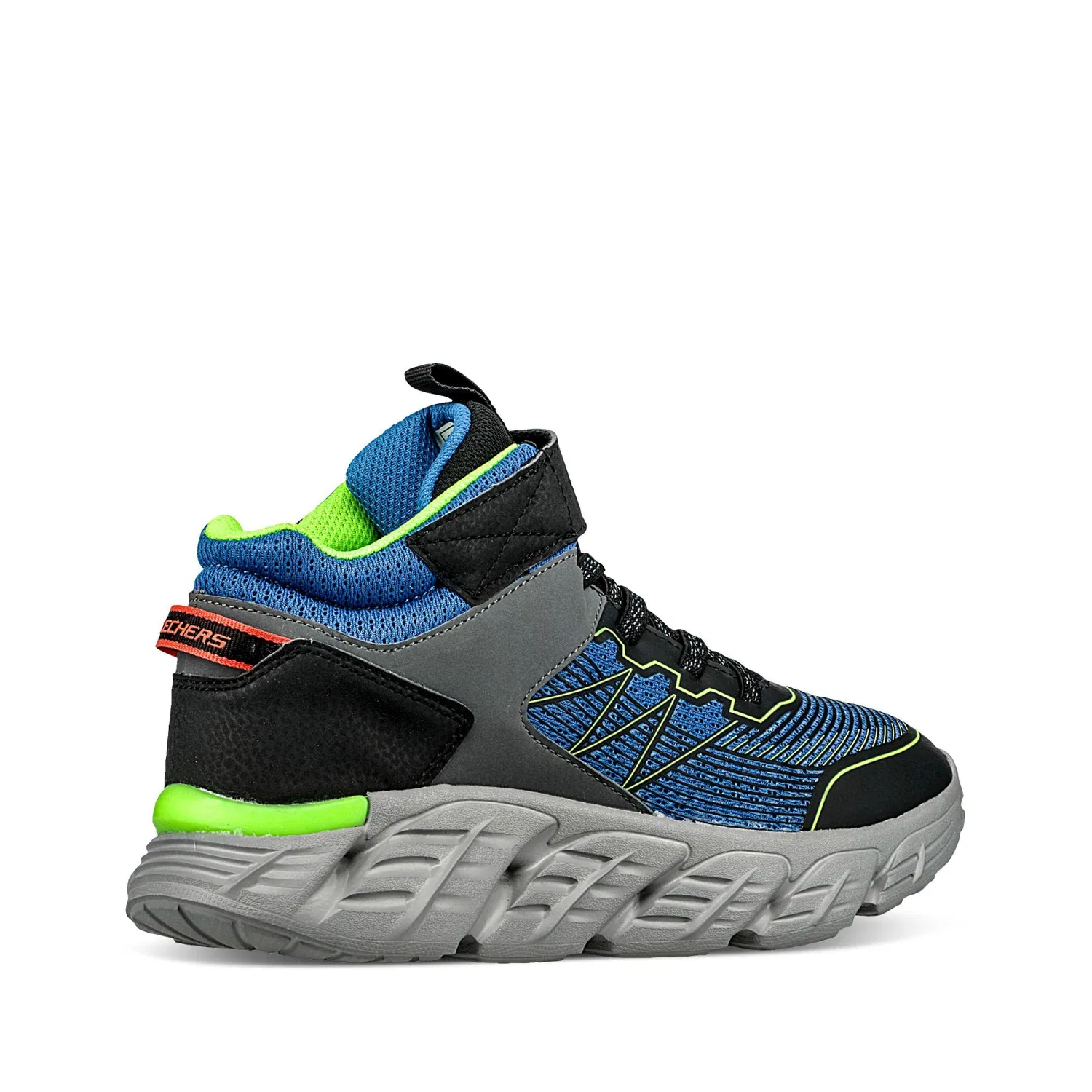 Детские кроссовки для мальчиков с технологией Tech Grip - High Surge Skechers, Blu Reale Nero — фото 4