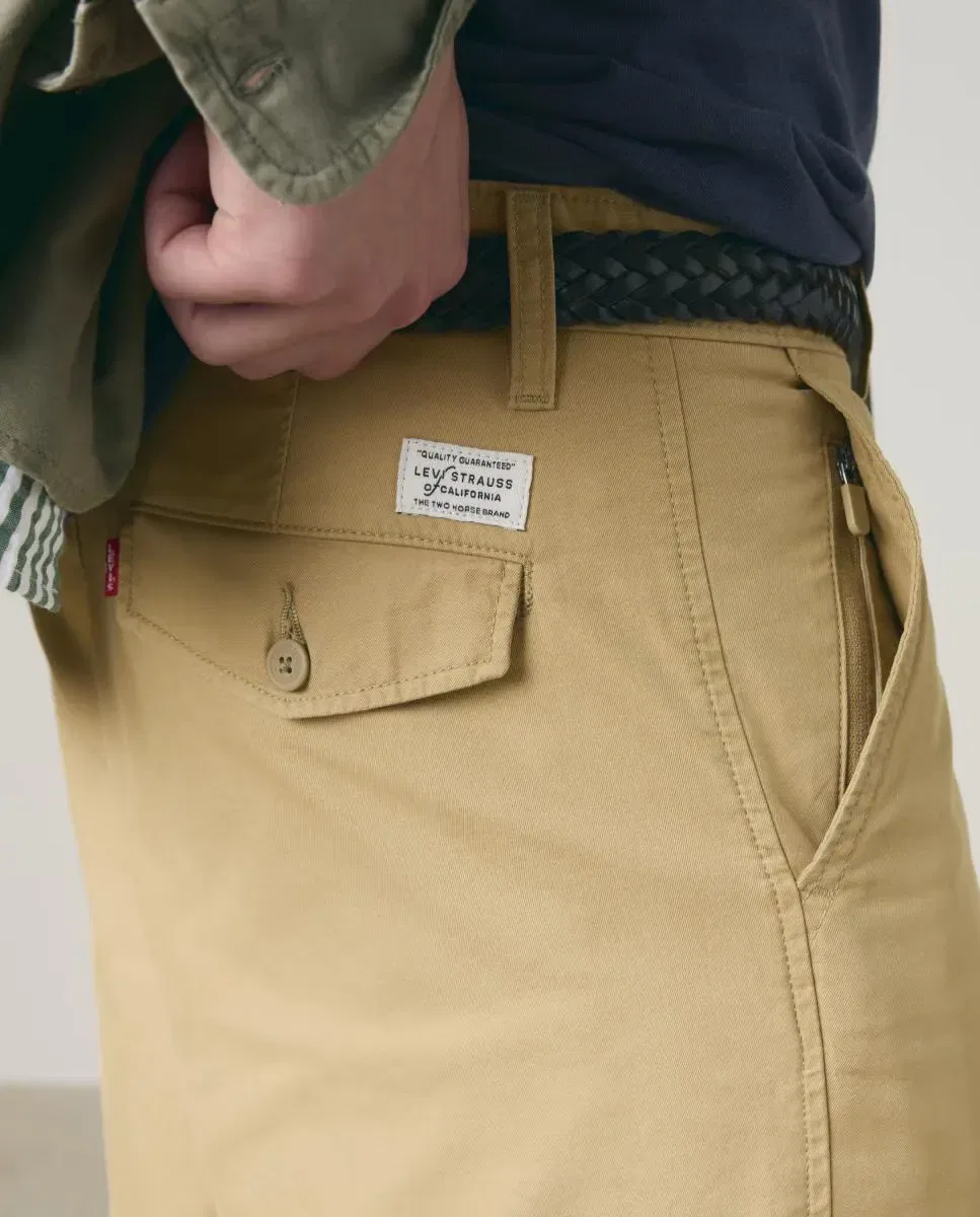 Мужские шорты из хлопка RLX Short II Levi's, Kaki — фото 4