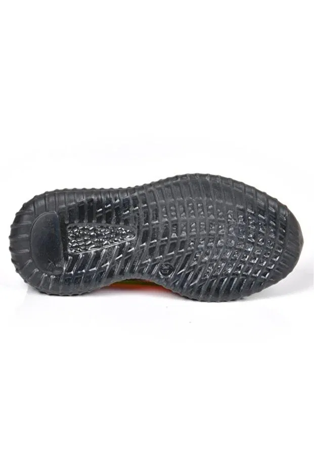 Детские спортивные кроссовки для девочек со светодиодами Yezzy Cool, Черный — фото 4