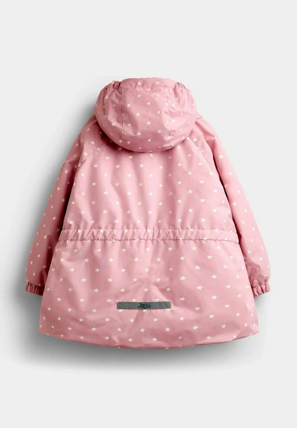 Пуховая куртка с баской - зимнее пальто Jojo Maman Bébé, Pink Unicorn — фото 2