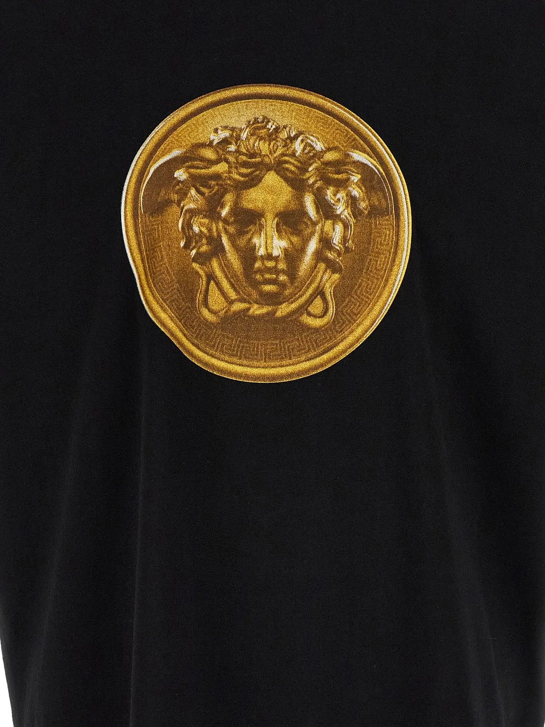 Футболка «Монета Медузы» VERSACE, черный — фото 4