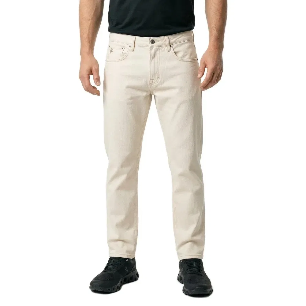 Джинсы прямого кроя Vintage Slim Straight Fit Superdry, бежевый — фото 3
