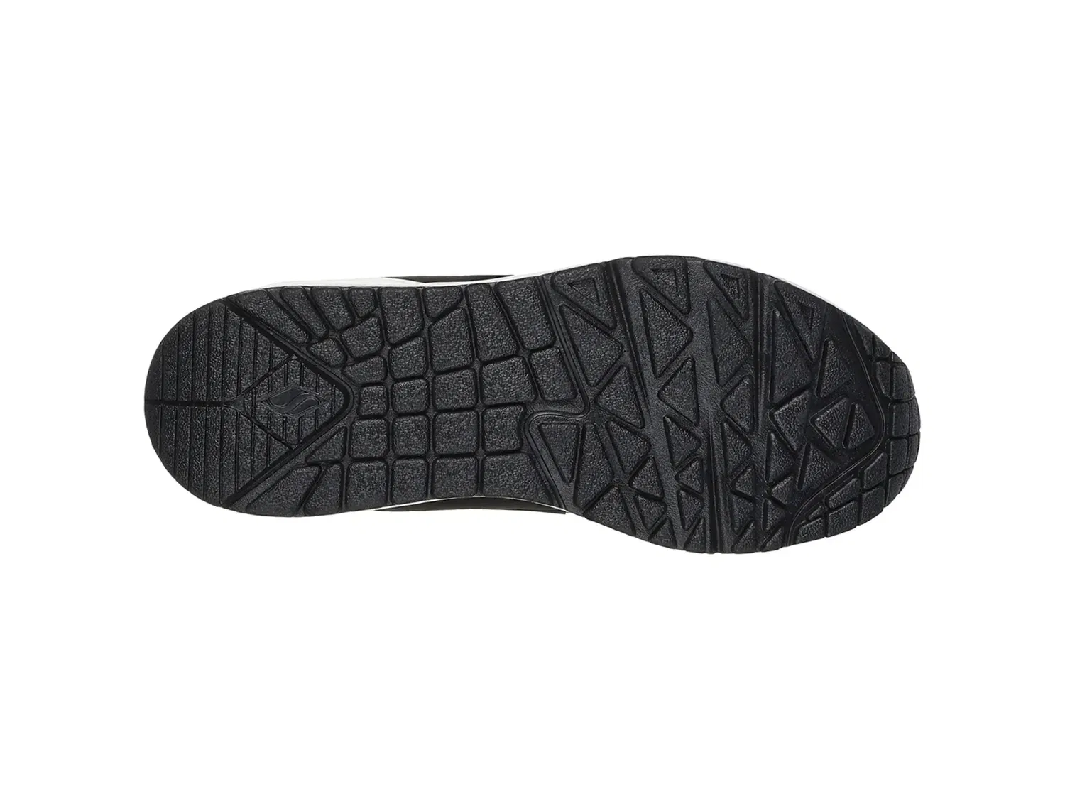 Кроссовки с голографической отделкой Street Uno Gen1 Skechers, Black/Rose Gold — фото 4