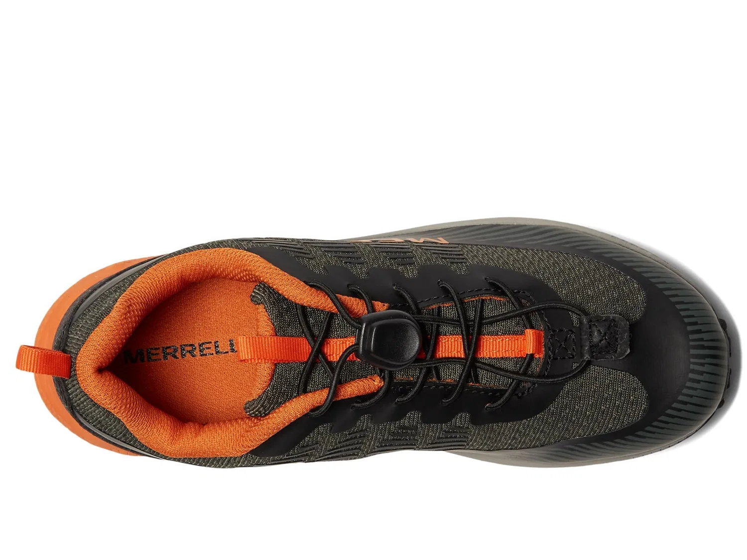 Детские кроссовки для мальчиков Peak Agility Merrell, Olive Black Orange — фото 2