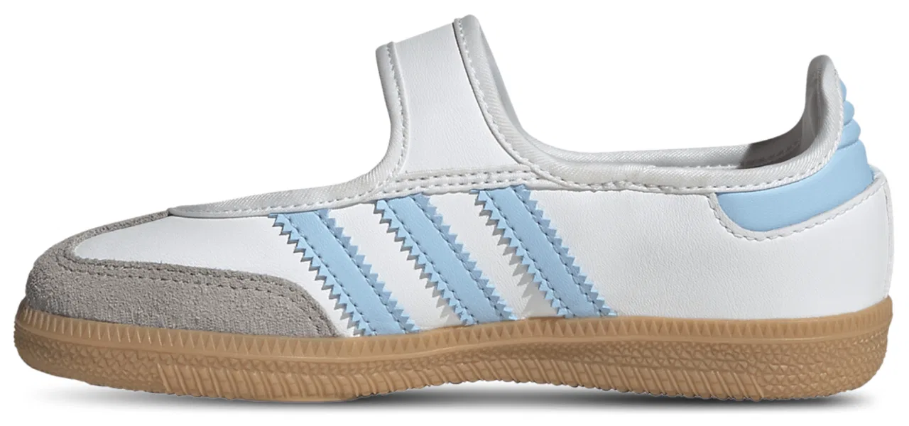 Детские кроссовки для девочек Samba Jane adidas, Ftwr White/Clear Sky — фото 2