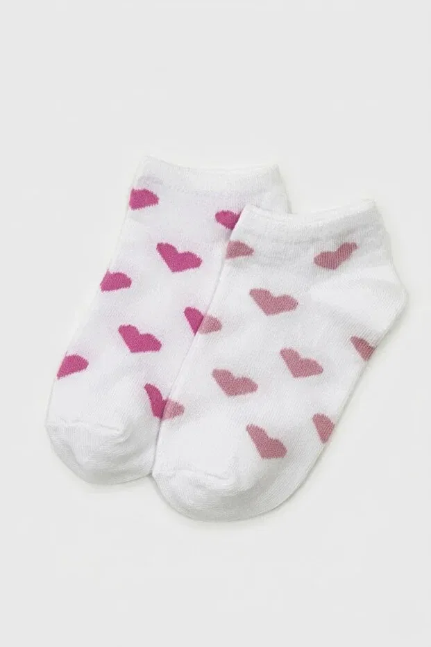 Детские носочки-пинетки для девочек хлопковые с принтом Booties Socks Set Cocole Socks, Multicolor — фото 2
