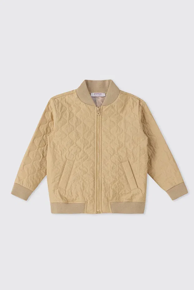Детское пальто для мальчиков с узором Panço, Beige