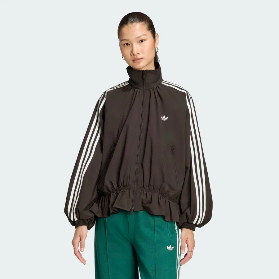 Куртка ADIDAS ORIGINALS Between-Season в шоколадном цвете — фото 2