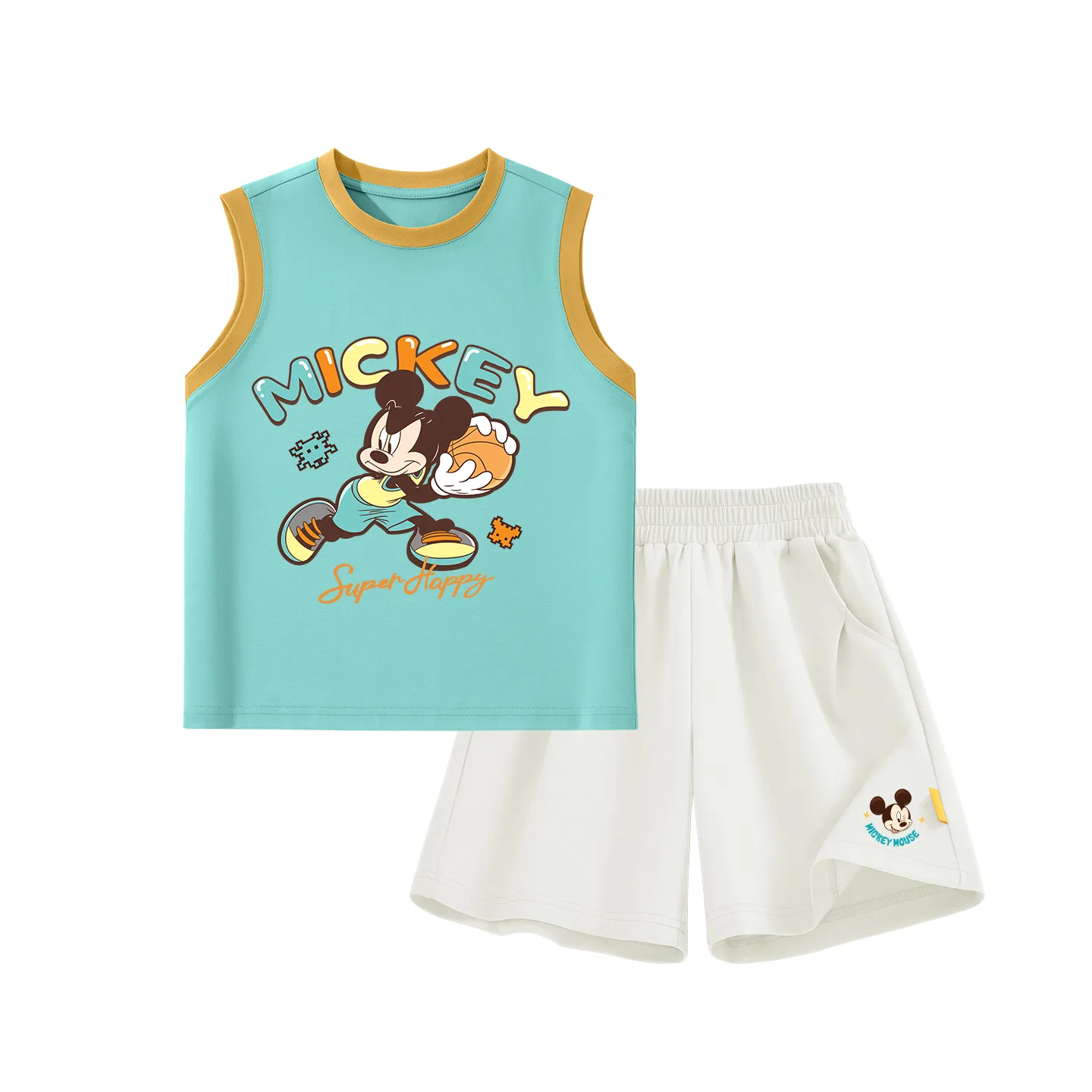 Спортивный костюм для детей, трикотажный, Disney, Dribble Pass Orange Blue