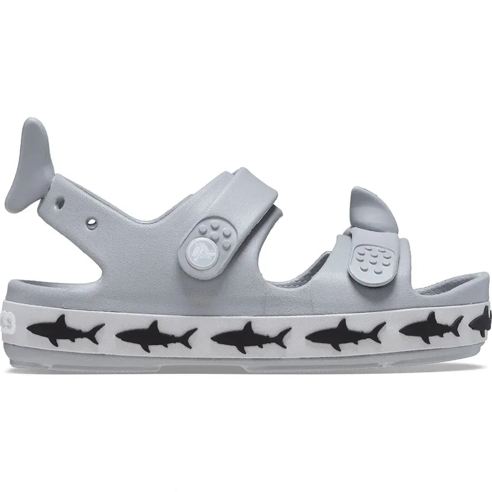 Сандалии Crocband Cruiser Shark Crocs, серый — фото 3