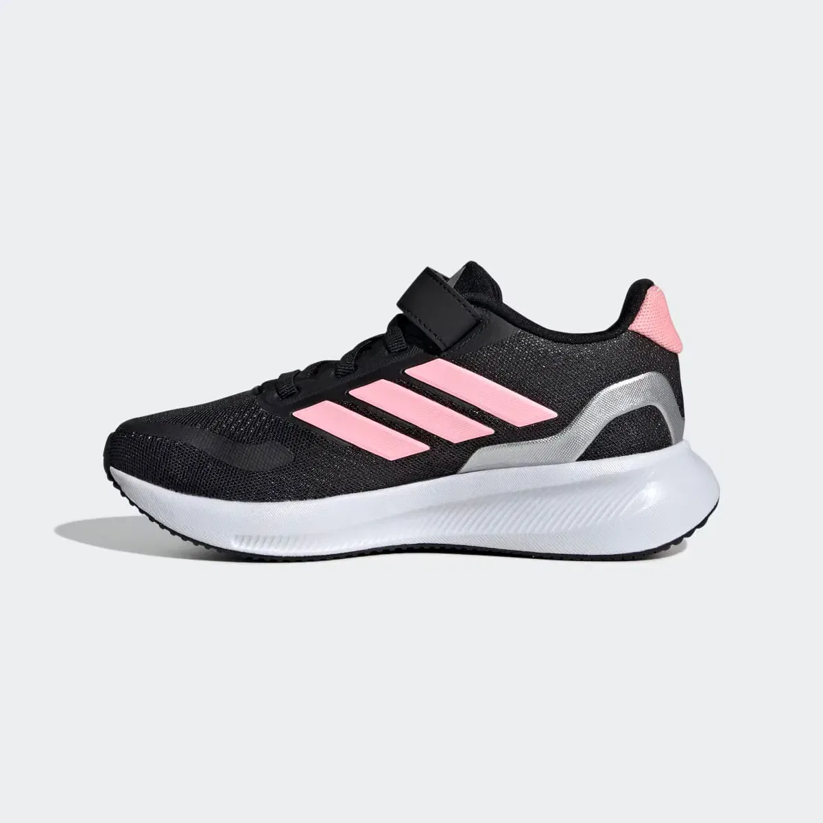 Детские кроссовки для мальчиков текстильные Runfalcon adidas, Negro — фото 4