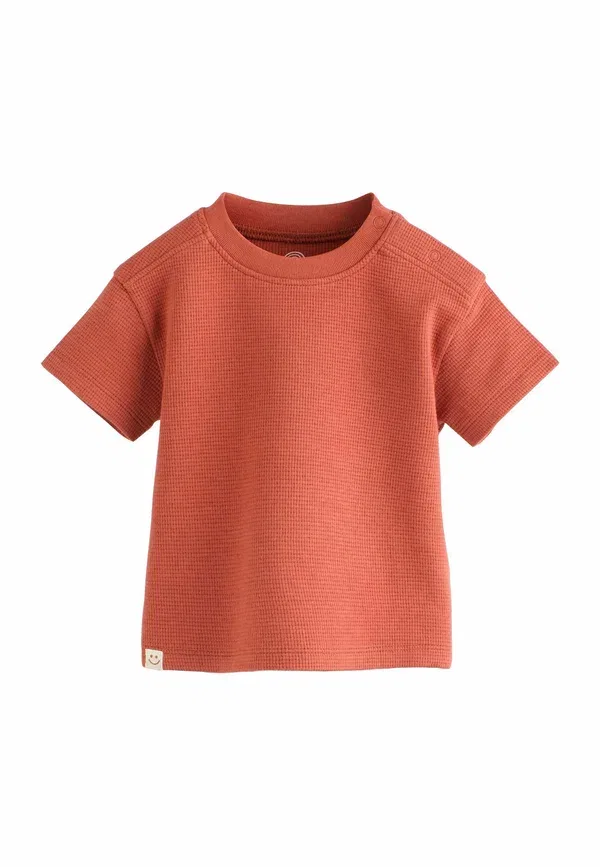 Комплект из футболки и шорт, Regular fit, Next, Rust Brown, коричневый — фото 2