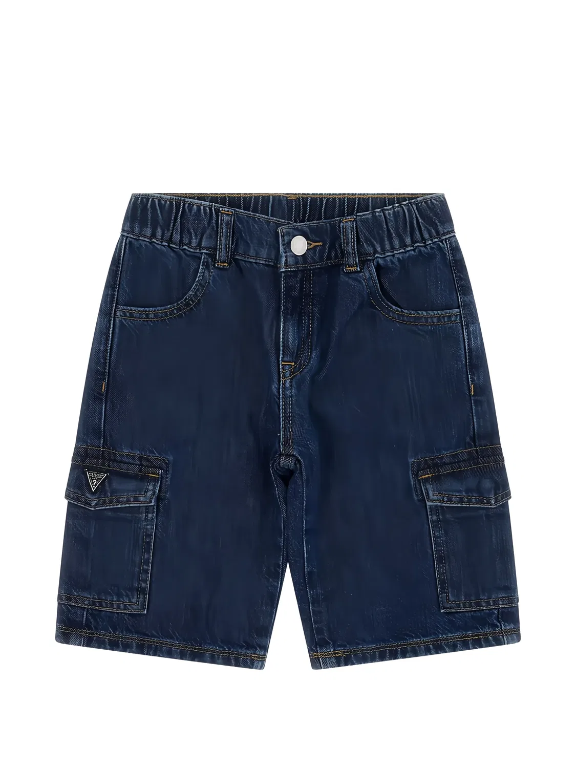 Джинсовые шорты-карго Everet Guess Usa, синий
