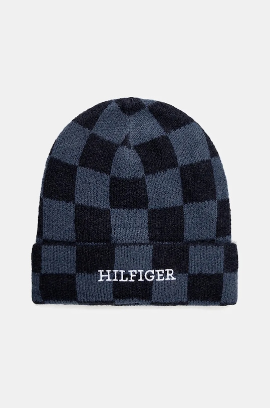 

Детская шапка с добавлением шерсти Tommy Hilfiger, темно-синий