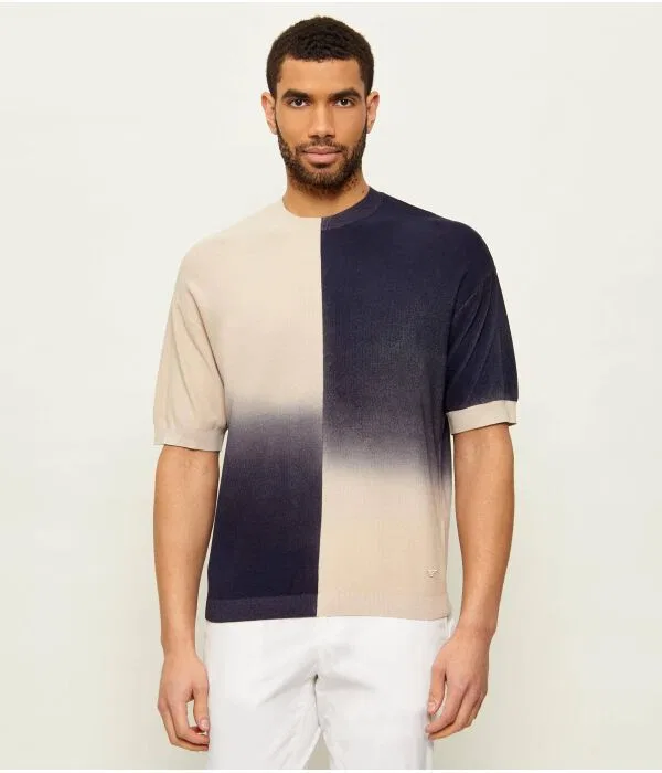 Мужской джемпер Slim Fit Emporio Armani, Blu Marino