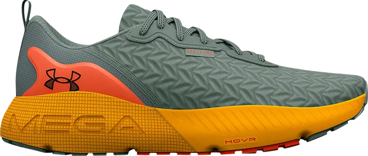 

Кроссовки Under Armour HOVR Mega 3 Clone Opal Green Orange Shock, зеленый