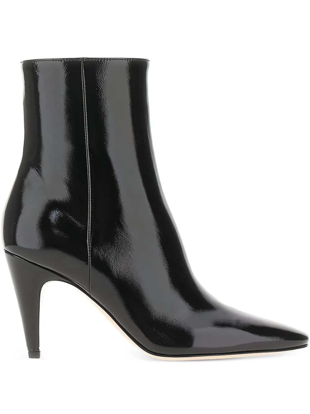 Лакированные ботильоны на шпильке Gianvito Rossi, черный