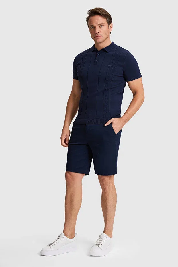 Мужские шорты хлопковые U.S. Polo Assn., Navy Blue