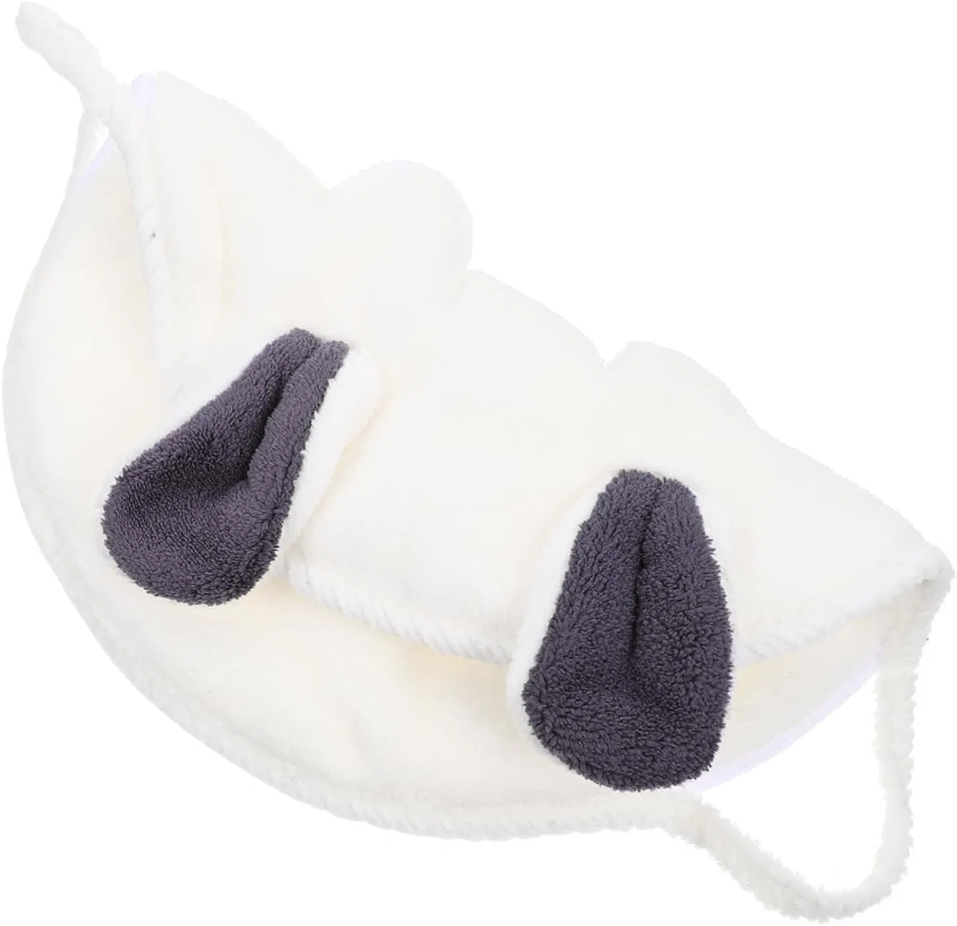 Полотенце для лица Fleece Face Towel, Healvian, 1 шт, 25x24.5x0.5 см, серый