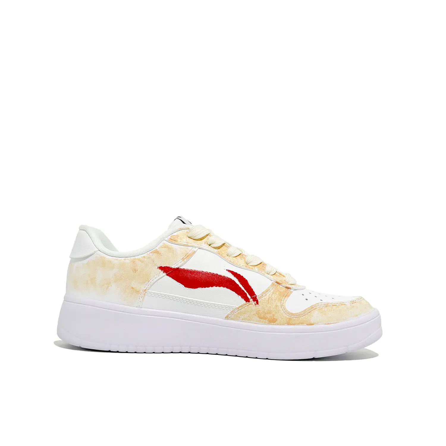 Кроссовки для скейтбординга Li-Ning Floating Boat легкие и дышащие мужские, белый красный — фото 3