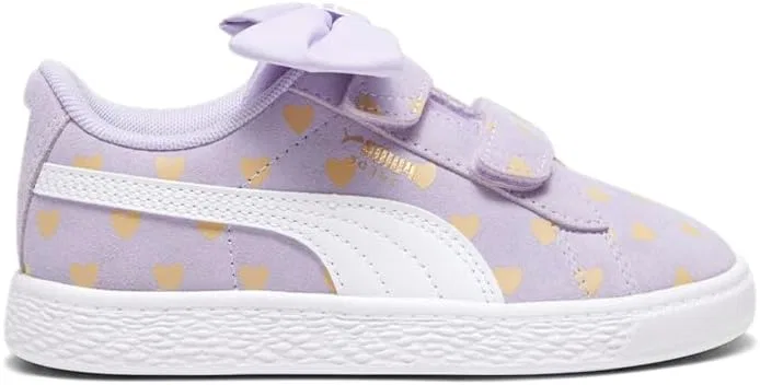 Детские кроссовки для девочек Suede Classic Light Flex Re-Bow V PUMA, Purple