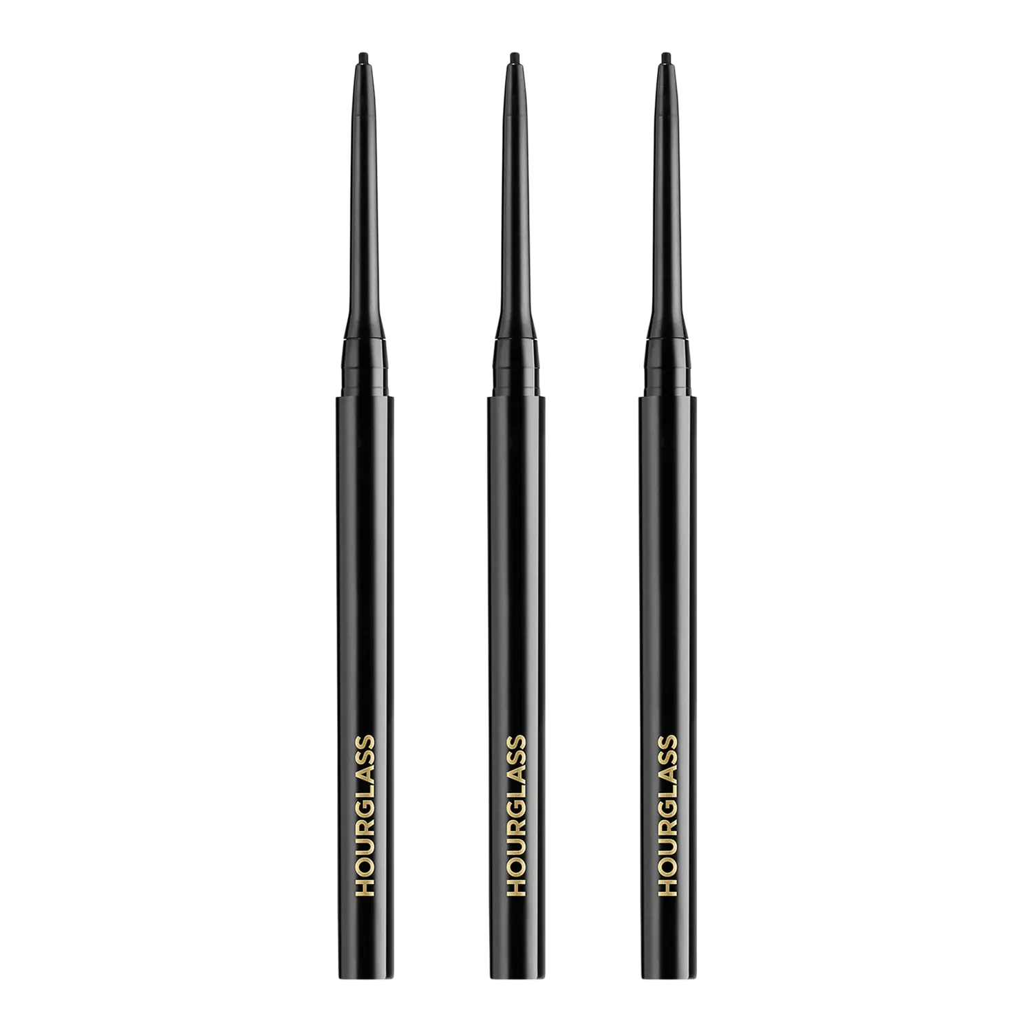 

Гелевая подводка для глаз механическая 1,5 мм, набор из 3 штук. HOURGLASS, Obsidian (black)