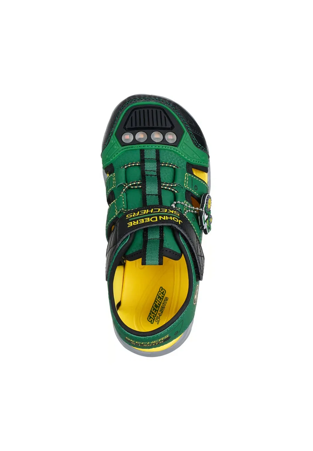 Детские сандалии с подсветкой John Deere Hypno-Splash Skechers, Bunt — фото 3