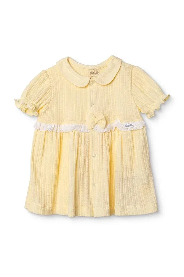Детское платье для девочек с коротким рукавом Bebetto, Yellow