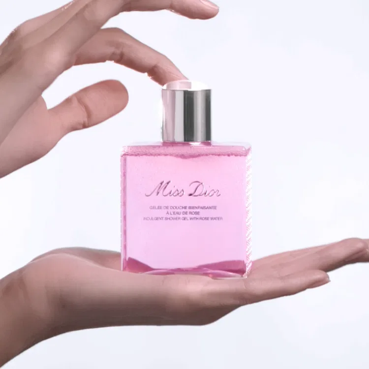 Женский набор для тела с ароматом розы Miss Dior Rose Fragrance, DIOR, Body Lotion 175ml + Shower Gel 175ml — фото 4