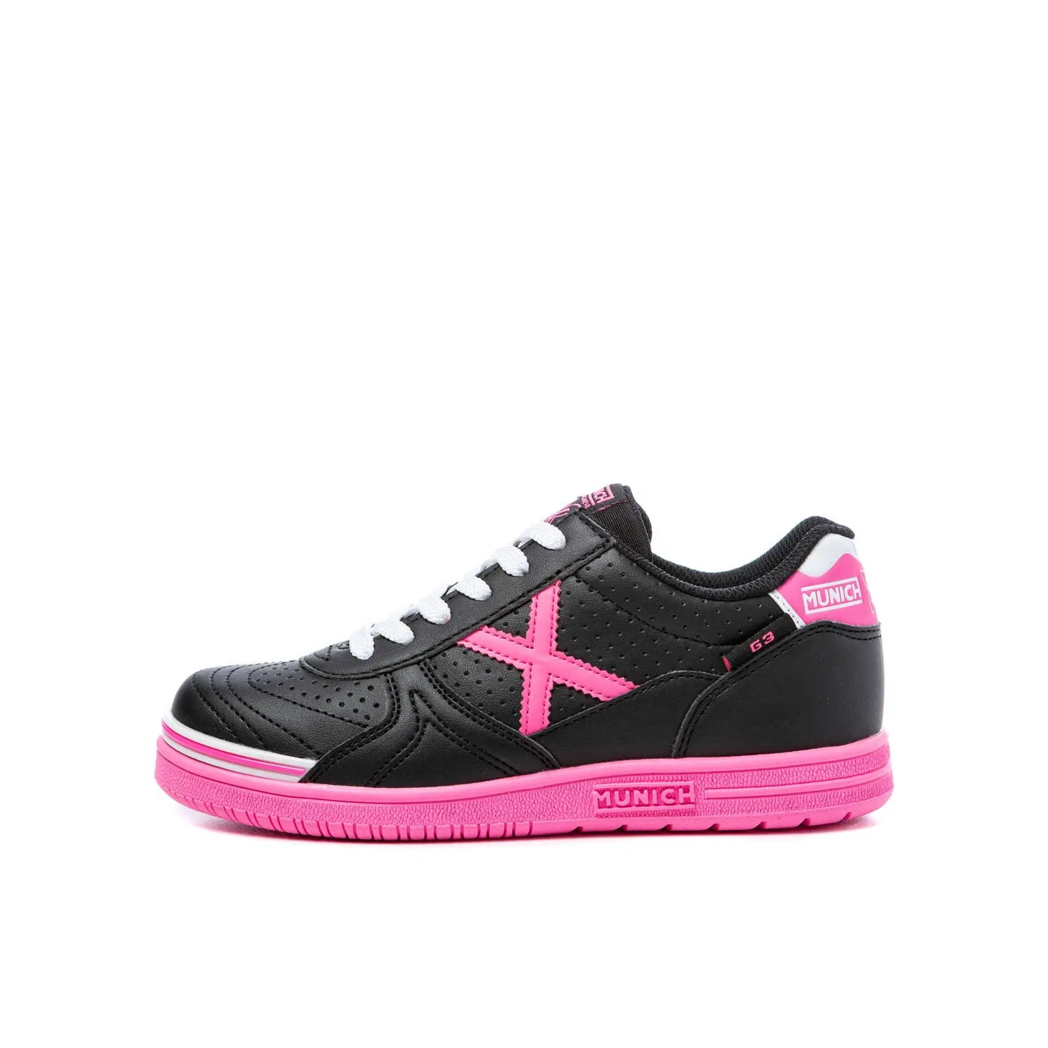 Детские кроссовки для мальчиков с перфорацией G-3 Kid Profit Munich, Black Pink