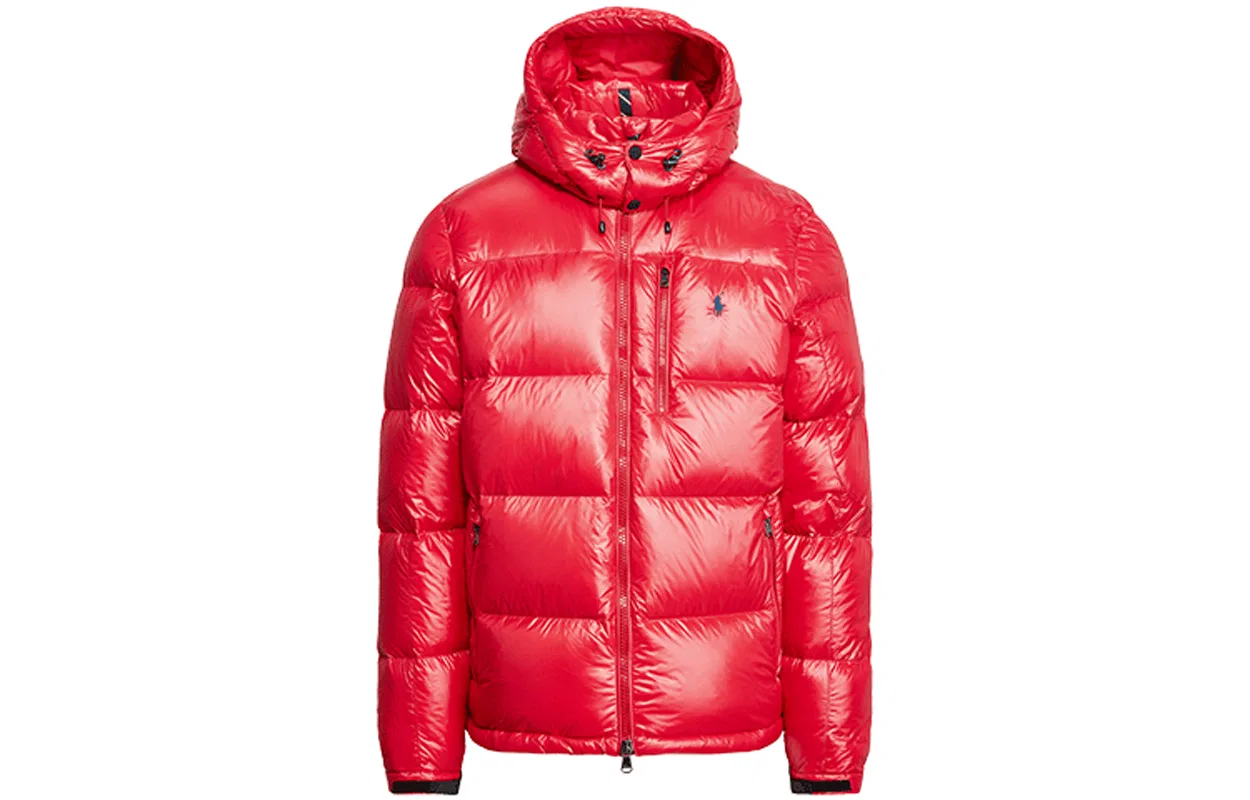 Мужская куртка-пуховик с капюшоном Polo Ralph Lauren, Red