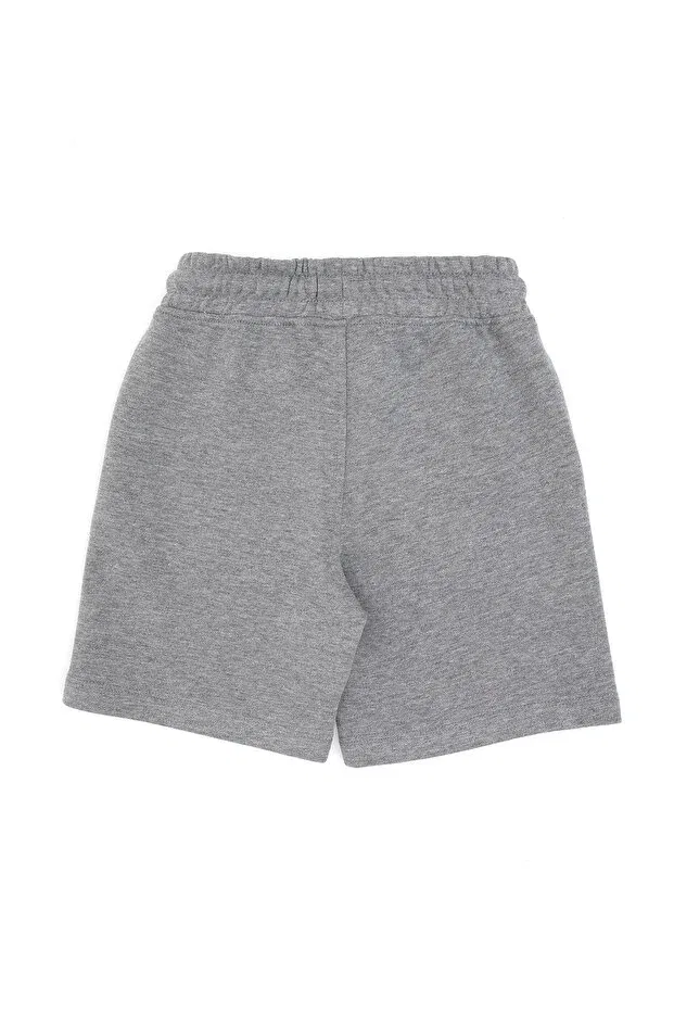 Детские шорты для мальчиков однотонные U.S. Polo Assn., Anthracite Melange — фото 2