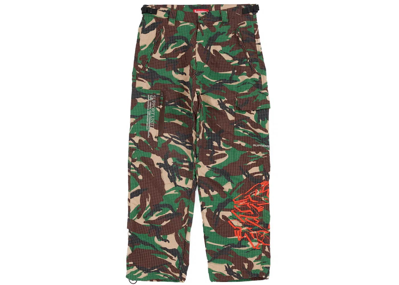 Мужские штаны из нейлона ripstop Supreme Support Unit Nylon Ripstop Pant, Swirl Camo
