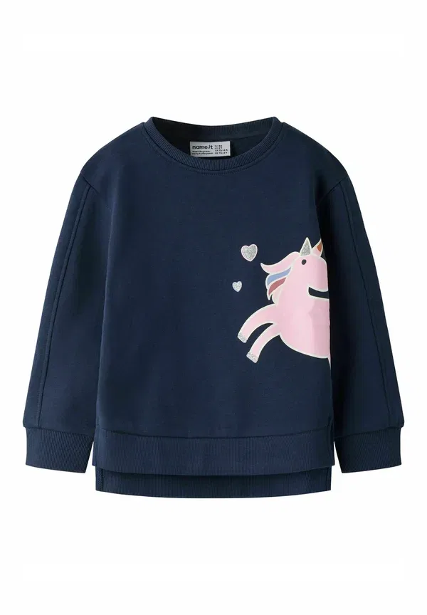Свитшот с принтом Unicorn Name It, темно-синий Blazer1 — фото 3