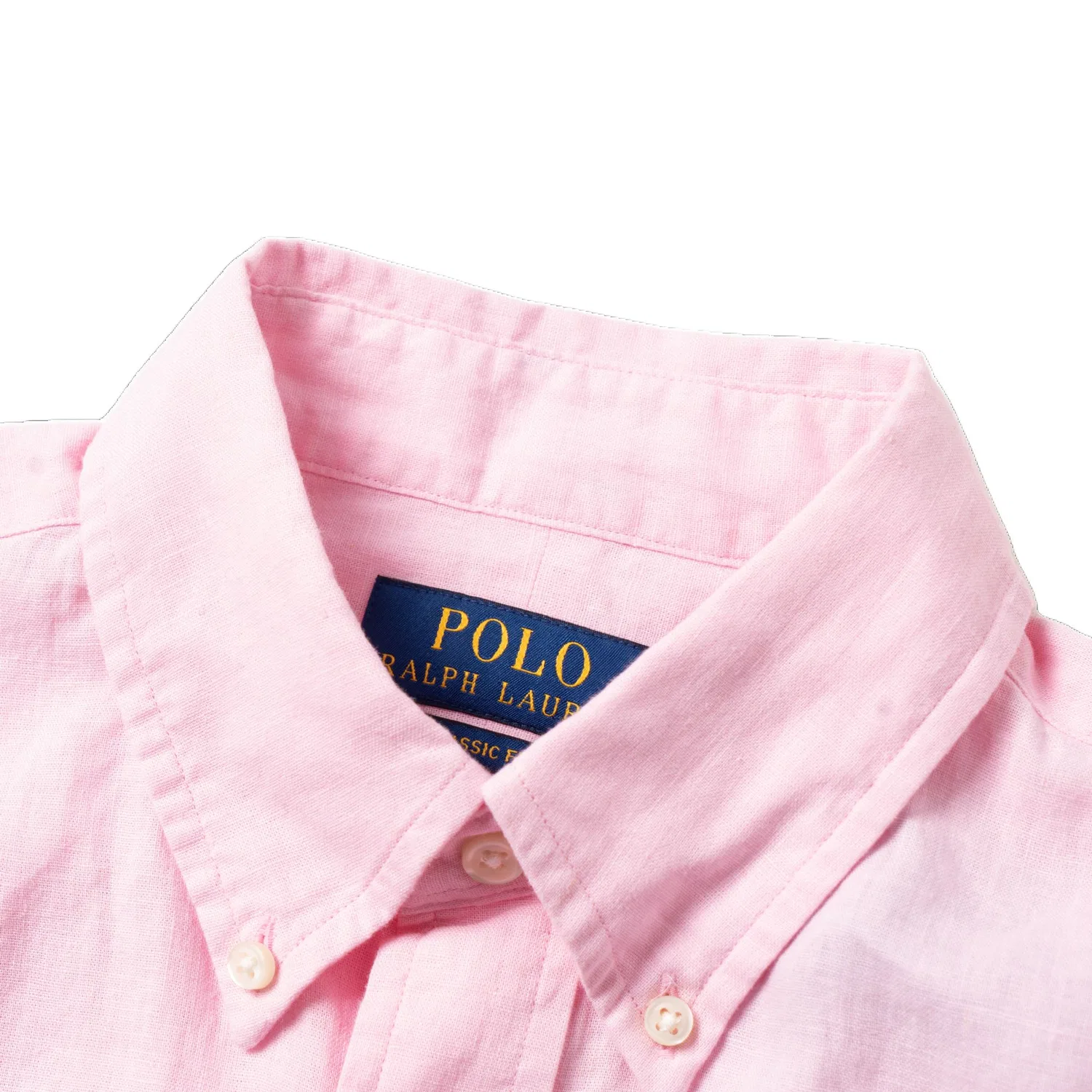Мужская рубашка поло с коротким рукавом Polo Ralph Lauren, Pink — фото 4