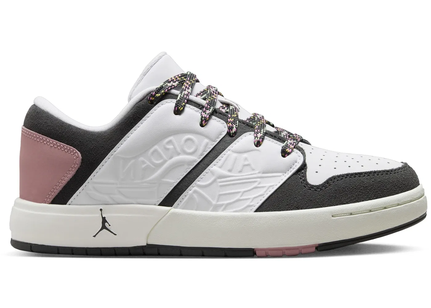 Детские кроссовки Lifestyle Jordan Nu Retro 1 Low Jordan, White/Red Stardust/Saturn Gold/Anthracite