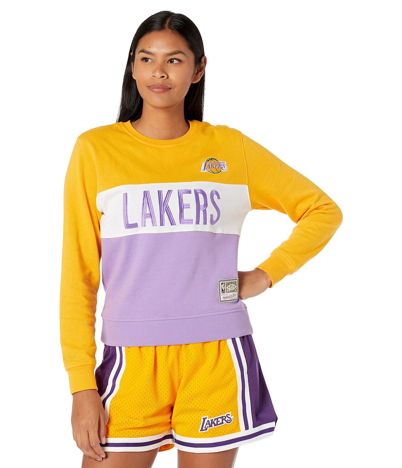 

Худи Mitchell & Ness, NBA Color-Block Crew 2.0 Lakers, Желтый, Худи Mitchell & Ness, NBA Color-Block Crew 2.0 Lakers
