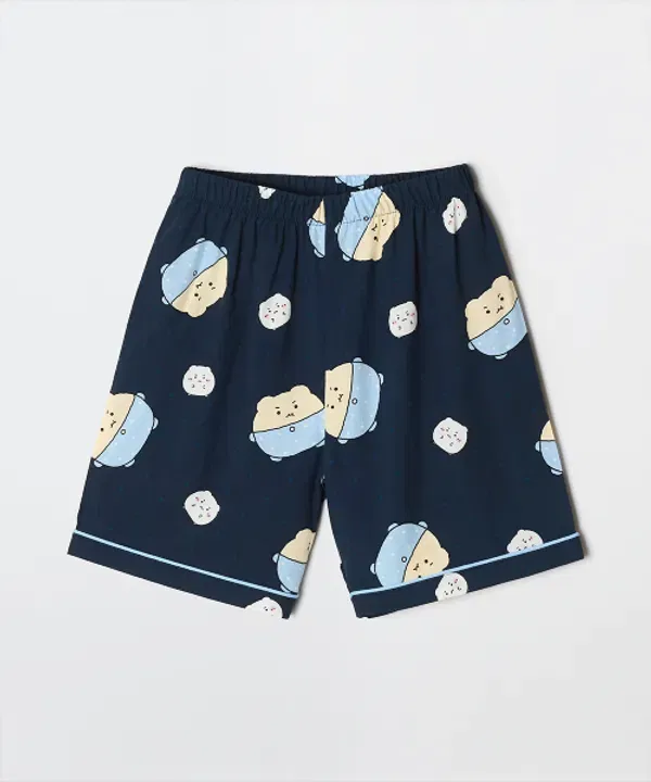 Пижама с коротким рукавом, Манго, Spao Kids, синий — фото 3