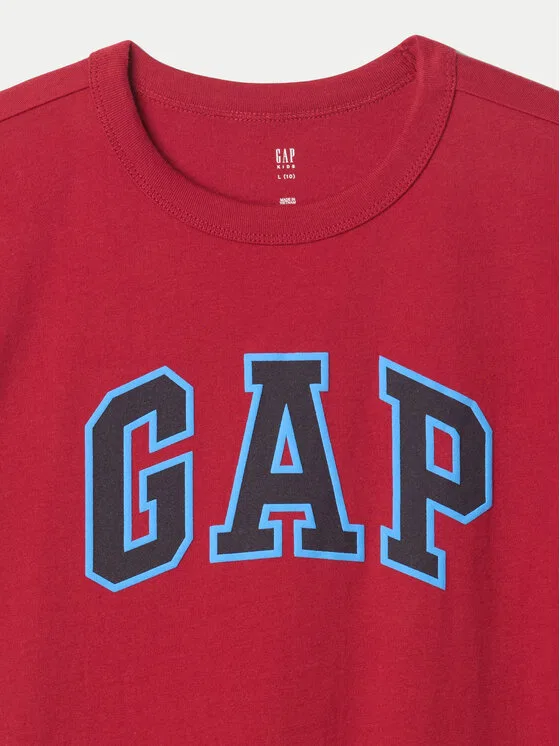 Футболка regular fit Gap, бордовый — фото 3
