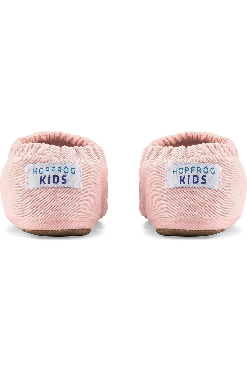 Детские туфли слипоны на плоской подошве Jack Rabbit Hopfrög Kids, Powder Pink — фото 4