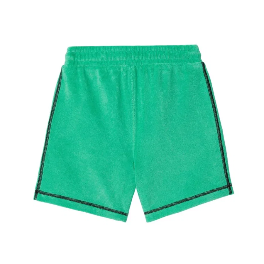 Шорты с вышитым логотипом Kids Edk Towelled Drawstring Burberry, Bright Jade — фото 2