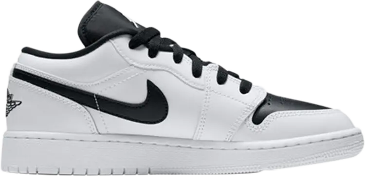 

Кроссовки Air Jordan 1 Retro Low GS White Black, белый, Белый;серый, Кроссовки Air Jordan 1 Retro Low GS White Black, белый