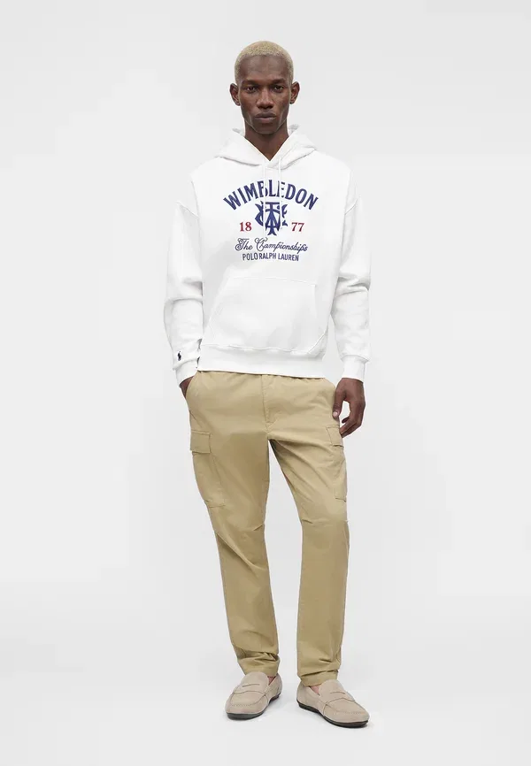 Свитшот с принтом Polo Ralph Lauren, белый — фото 2