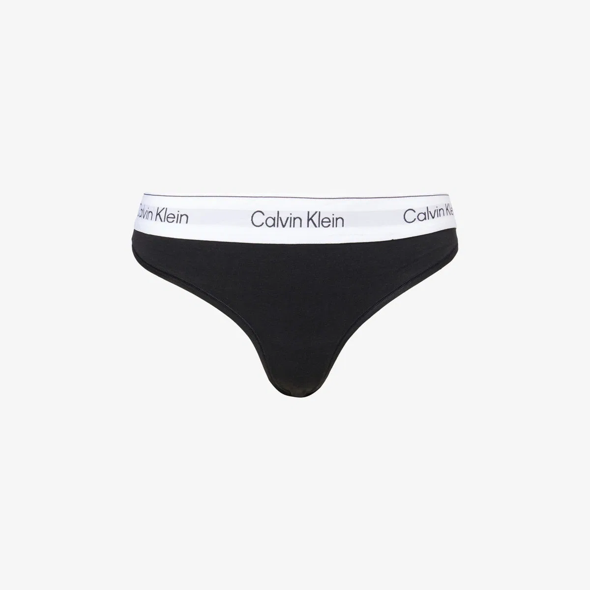 Трусики-стринги icon из хлопкового модала Calvin Klein, черный