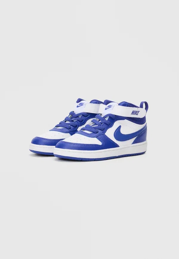 Кроссовки с защитой от холода Court Borough Unisex, Nike Sportswear, Deep Night/White, белый — фото 2