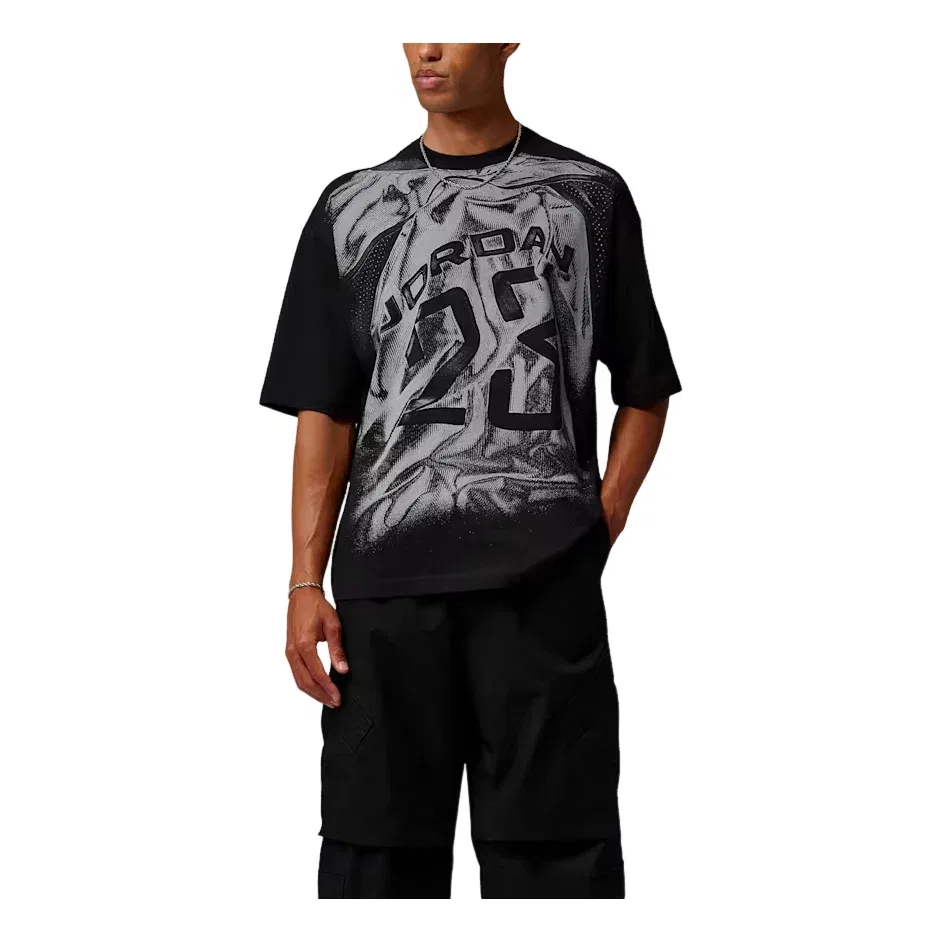 Мужская футболка Dri-FIT Air Jordan T-Shirt, черный — фото 3