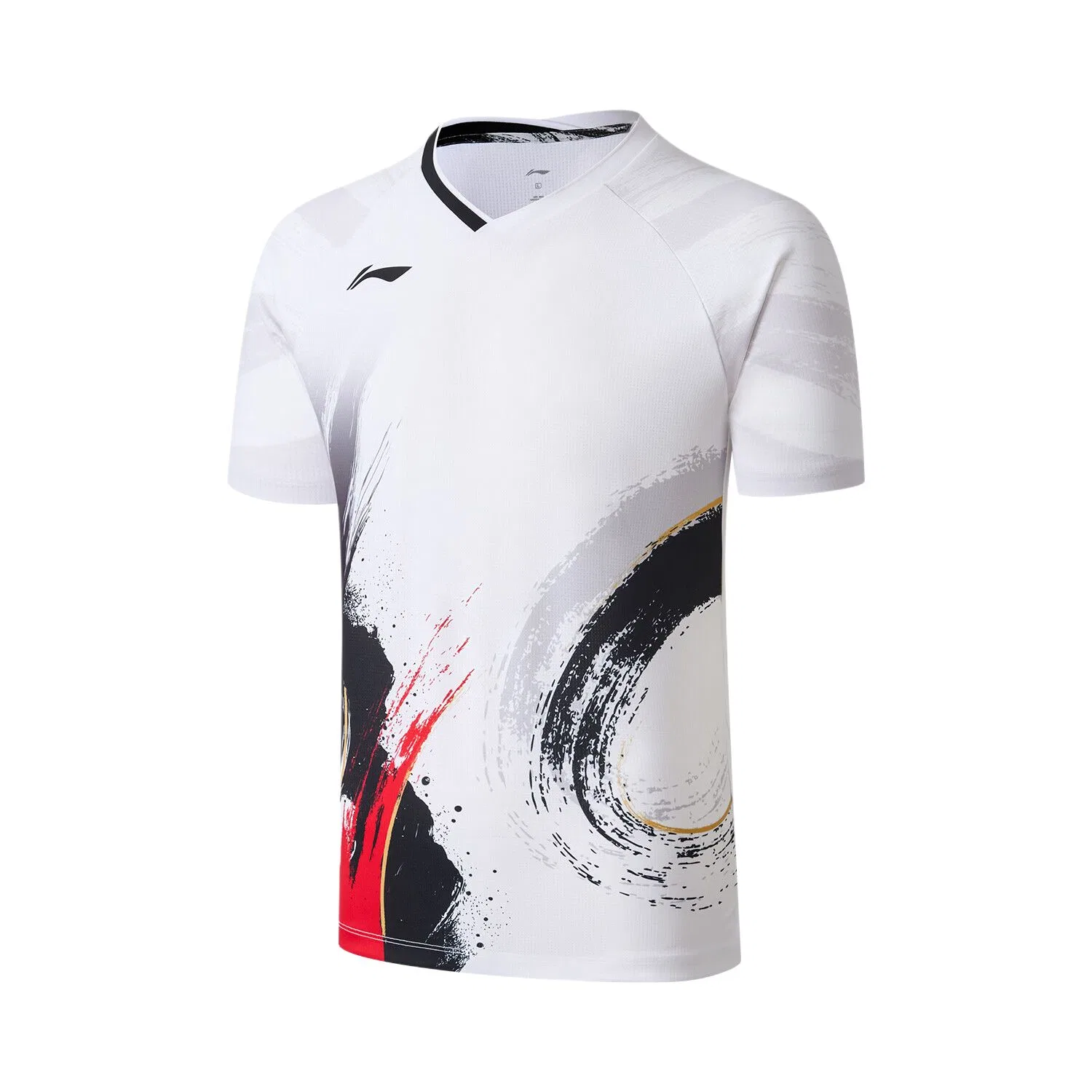 Детская футболка для бадминтона с V-образным вырезом Li-Ning