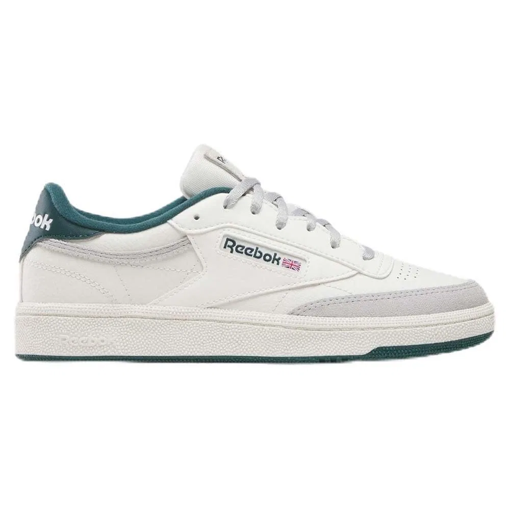 Детские кроссовки для мальчиков с низким вырезом Club C Reebok, Chalk Grey1 Frostgreen